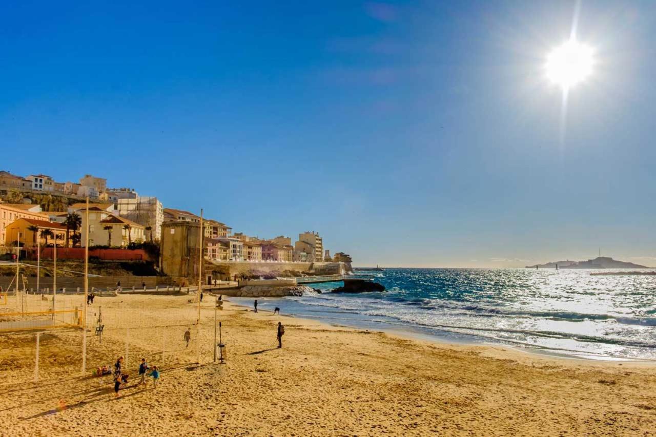 T1 Moderne Plage des Catalans Marseilles Exterior foto